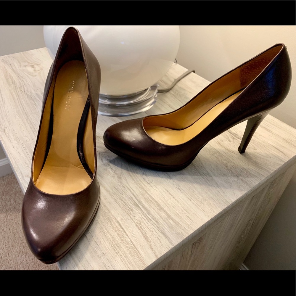 Nine West Brown Pumps / Heels - Size 7 1/2